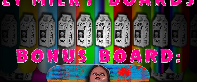 Uncategorized 21 Milky Boards + Dwight Mask Bonus Board Skater XL mod