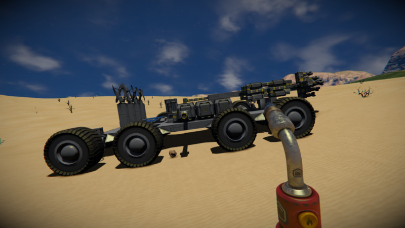 Space engineers mining rover