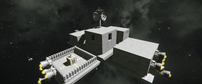 Blueprint Space station Space Engineers mod