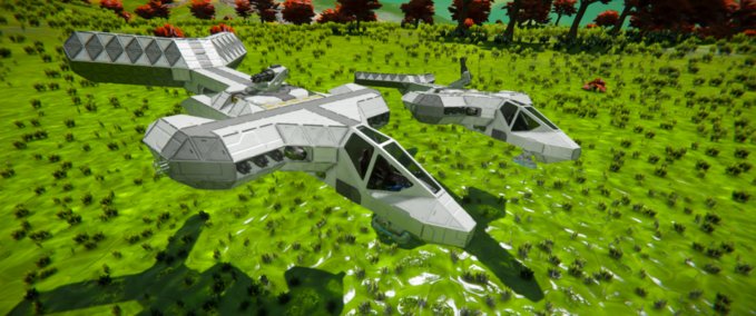 Blueprint Small Gunship wing 1.0 Space Engineers mod