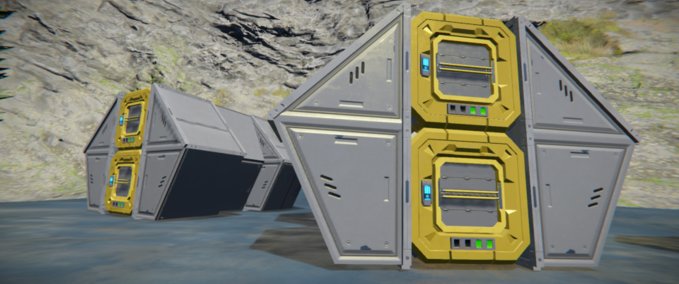 Blueprint Raemyrian Cargo Crate Space Engineers mod