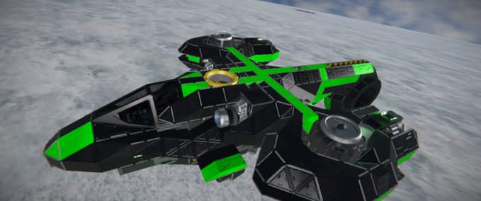 Blueprint NIO NF-395 Silent Thunder Fighter Space Engineers mod