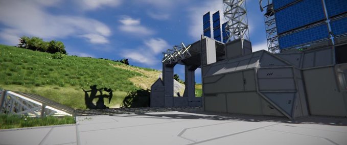 World Survival red post space Space Engineers mod
