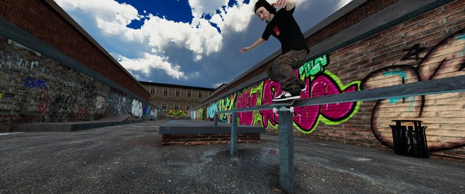 Map Hardflip Alley Skater XL mod