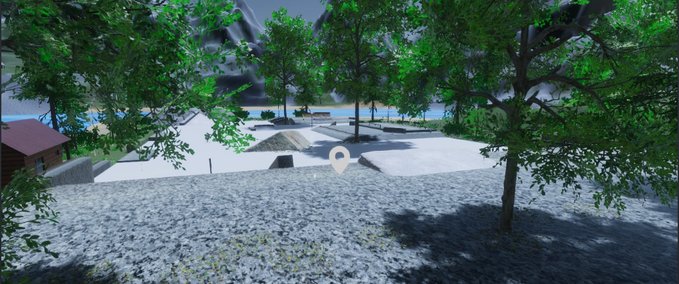 Map mountain park by orqasmo Skater XL mod