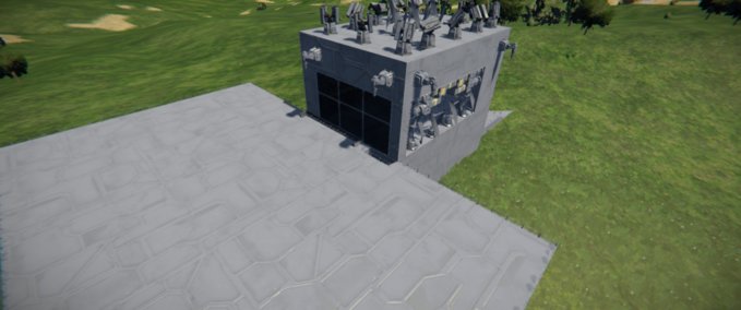 Blueprint Static Grid 8312 Space Engineers mod