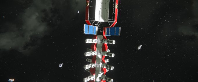 Blueprint PFS Orbit station Space Engineers mod