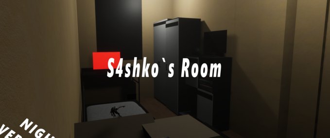Map S4shko`s Room Night (Beta) Skater XL mod