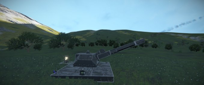 Blueprint Cannone MK1 Space Engineers mod
