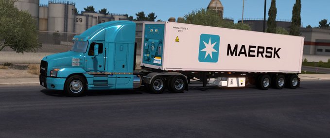Trailer Besitzbarer Daikin Reefer Container [1.38.x] American Truck Simulator mod