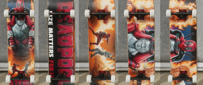 Gear NMNR Deadpool Pack Skater XL mod