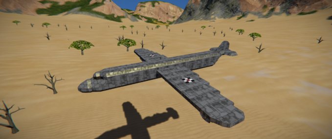 Blueprint AC-130 Space Engineers mod
