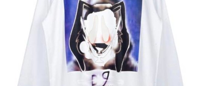 Uncategorized Drain Gang Rabbit White Longsleeve Skater XL mod