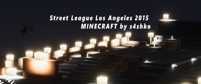 Map SLS 2015 minecraft by s4shko (night) Skater XL mod