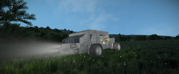 Blueprint Pickup car with fuel Space Engineers mod