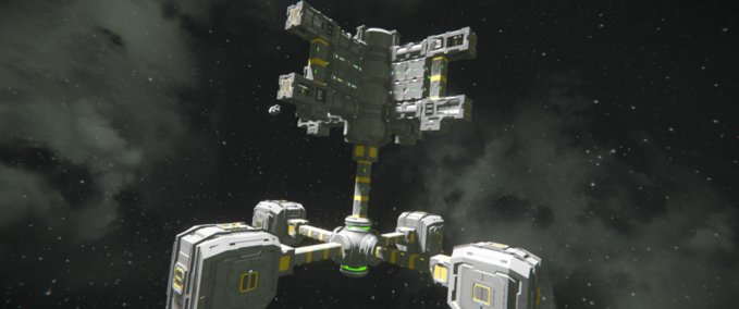 Blueprint The "puissance" ship core Space Engineers mod
