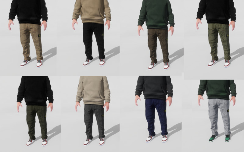 Skater XL: Stone Island Cargo Pants v 1.0 Gear, Pants Mod für Skater XL