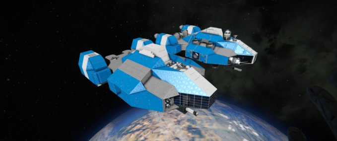 Blueprint J-Class Courier 2.0 Space Engineers mod