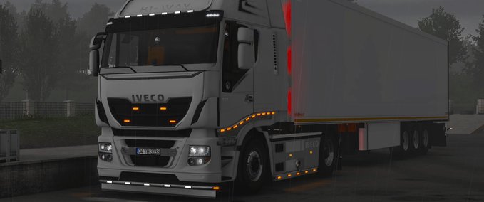 Trucks Iveco HI-WAY Custom + Lux Interior [1.38.x] Eurotruck Simulator mod