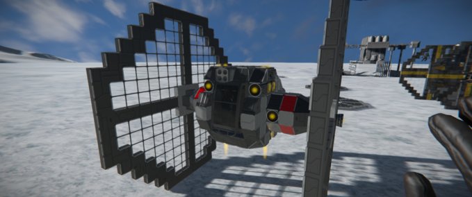 Blueprint S.H.Y FIGHTER Space Engineers mod