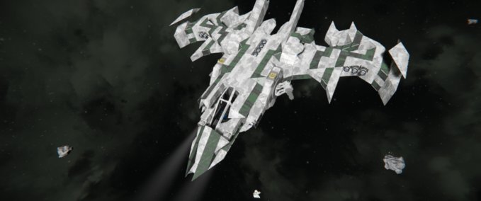 Blueprint Vampyr fighter Space Engineers mod
