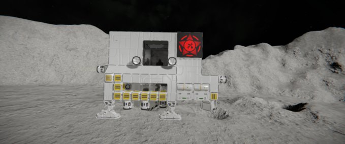 Blueprint Moon base Space Engineers mod