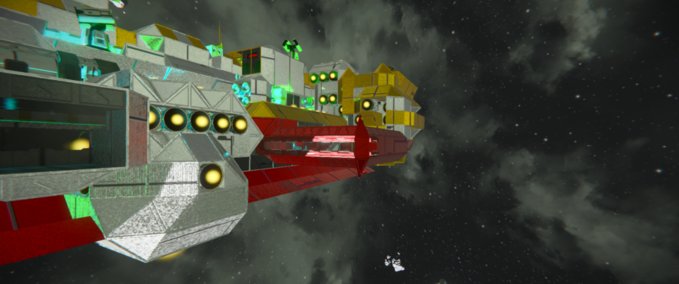 Blueprint Titan Space Frigate.2 Space Engineers mod
