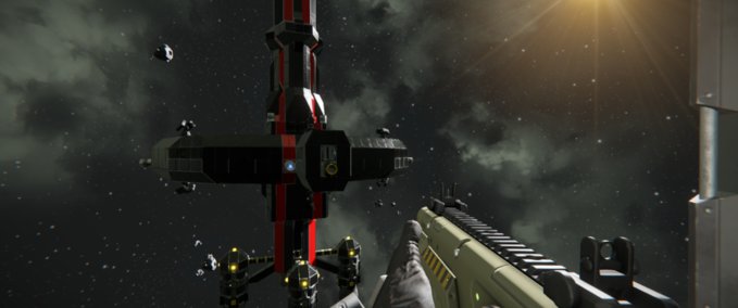 Blueprint RWI Watchtower Fixed With Shield Space Engineers mod