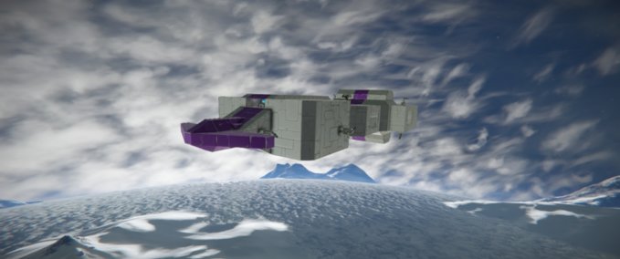 Blueprint UFR Razor-Corvette Class Space Engineers mod