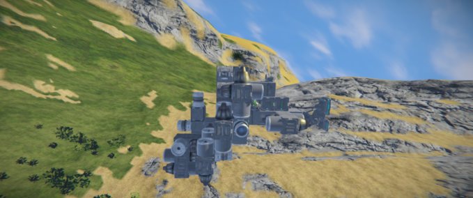 Blueprint ship grounder Space Engineers mod