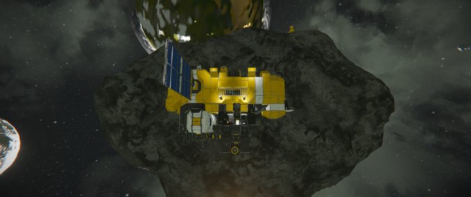Blueprint Encounter Mining Outpost Space Engineers mod