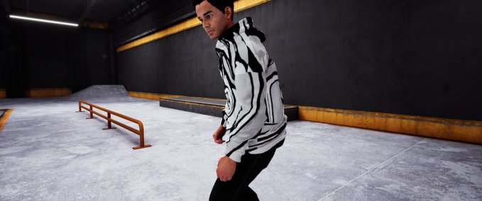 Uncategorized Dark Brown Hair Skater XL mod