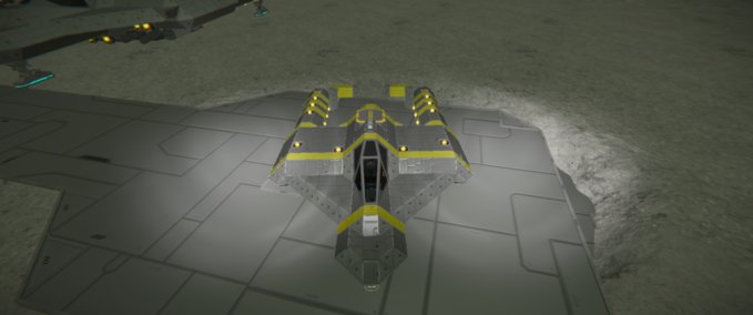 Blueprint 2020 Civilian Flight Model PM-01-b Space Engineers mod
