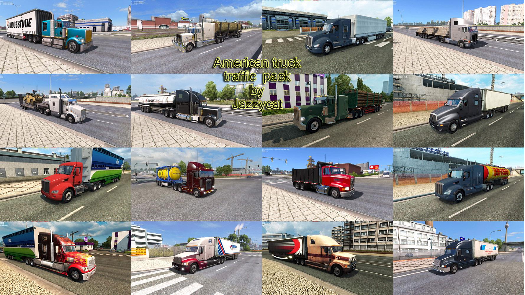 U.S. Trucks in Traffic Pack by JC v1.8 1.34.x - Thumbnail 1