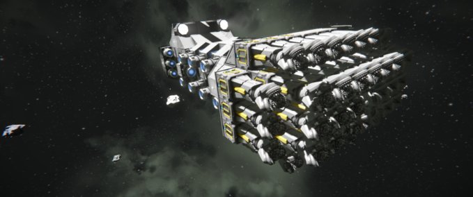 Blueprint Mammoth Drillship MKII Space Engineers mod