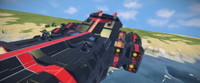 Blueprint Rwi defender class mark 3 Retribution Refit Space Engineers mod