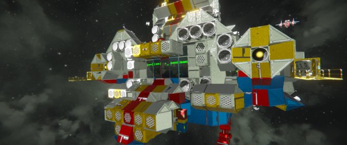 Blueprint Titan Space Frigate12 Space Engineers mod
