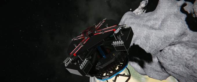 Blueprint Estação Orbital S.A.V Space Engineers mod