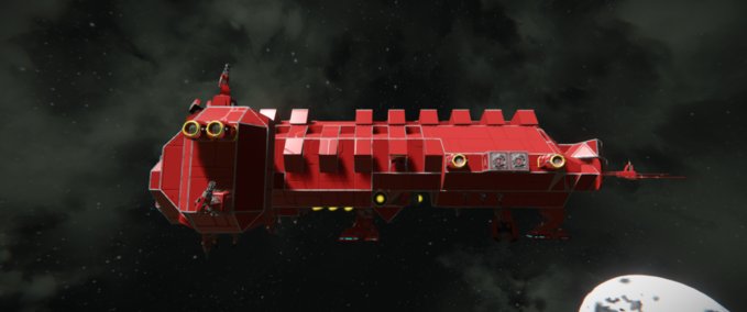 Blueprint Fedf Escort Corvette Space Engineers mod