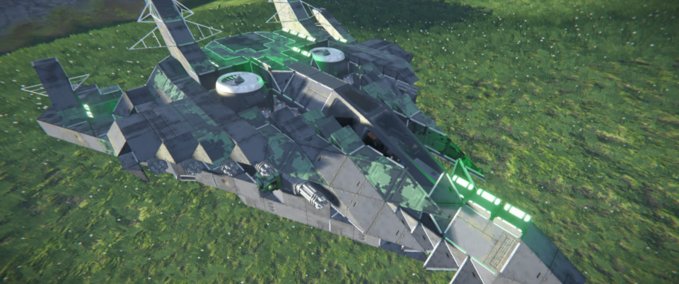 Blueprint Greenspear atmo fighter Space Engineers mod