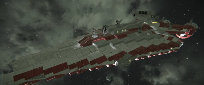 Blueprint Arquitens I Light Cruiser Weaponized Space Engineers mod