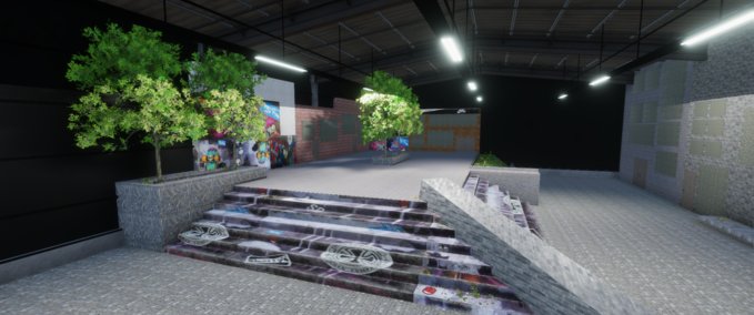 Street Private park by Abyss (DLC NEEDED) Skater XL mod
