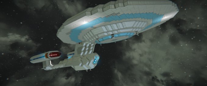 Space Engineers: TNG Ambassador Class Starship v 1.0 Blueprint, Large ...