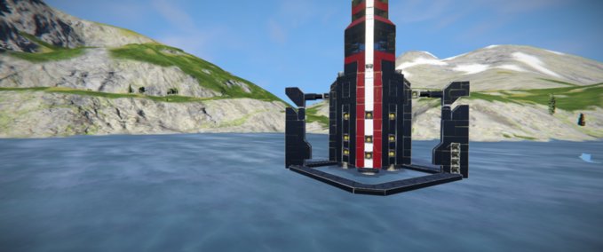 Blueprint Launch site 4924 Space Engineers mod