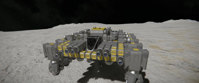 Blueprint xox ion downward miner Space Engineers mod