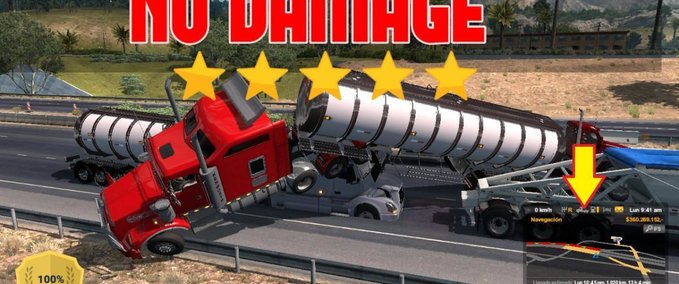 Mods [ATS] Kein Schaden [1.38.x] American Truck Simulator mod