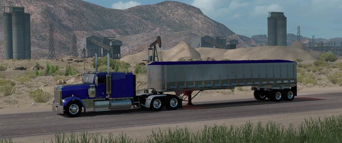 Trailer Besitzbarer Travis End Dump [1.38.x]  American Truck Simulator mod