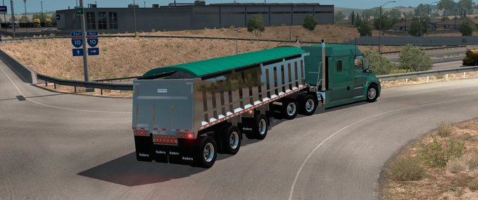 Trailer Besitzbarer Cobra Black Triaxle Dump von CaMOnLy [1.38.x]  American Truck Simulator mod