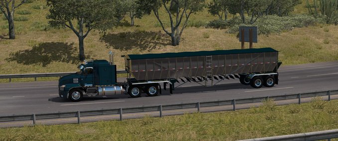 Trailer [ATS] TRINITY AGRI-FLEX ANHÄNGER [1.38.X] American Truck Simulator mod