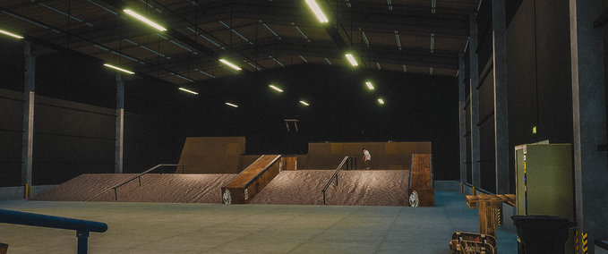 Map Redbull Maxspace indoor skatepark Skater XL mod
